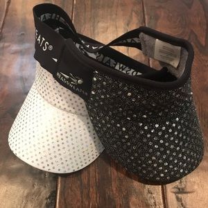 Two Sparkle Athletic Visors!